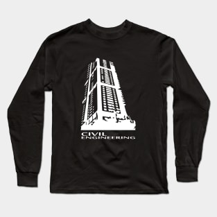 civil engineering, building, engineer design Long Sleeve T-Shirt